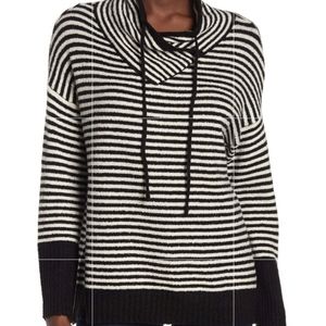 Philosophy Apparel Striped Funnel Neck
